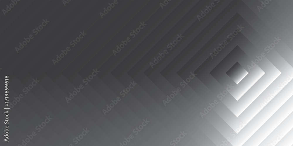 Abstract Gray Scale Geometric Pattern with Recessed Square Design.