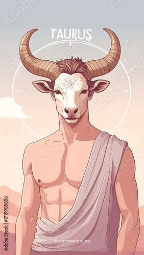 Zodiac figure, Taurus, mythical creature