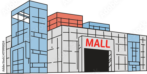 Shopping Mall Clipart 