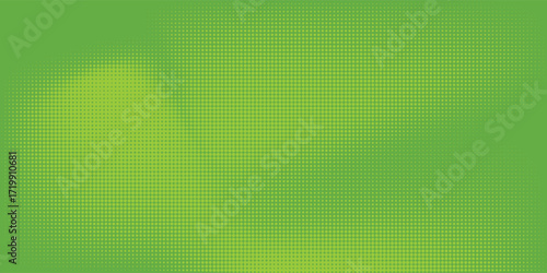 Aesthetic creative Lime green pop art background in retro comic style with halftone dots design, vector illustration eps10