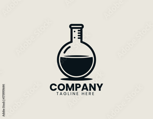 Magic Potion Bottle Illustration