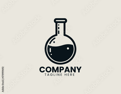 Magic Potion Bottle Illustration