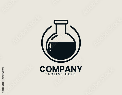 Magic Potion Bottle Illustration