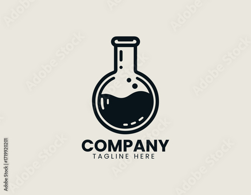 Magic Potion Bottle Illustration