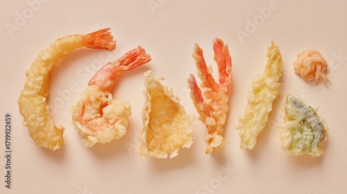 Assorted Tempura with Ginger