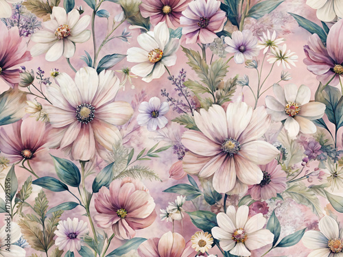 seamless floral background