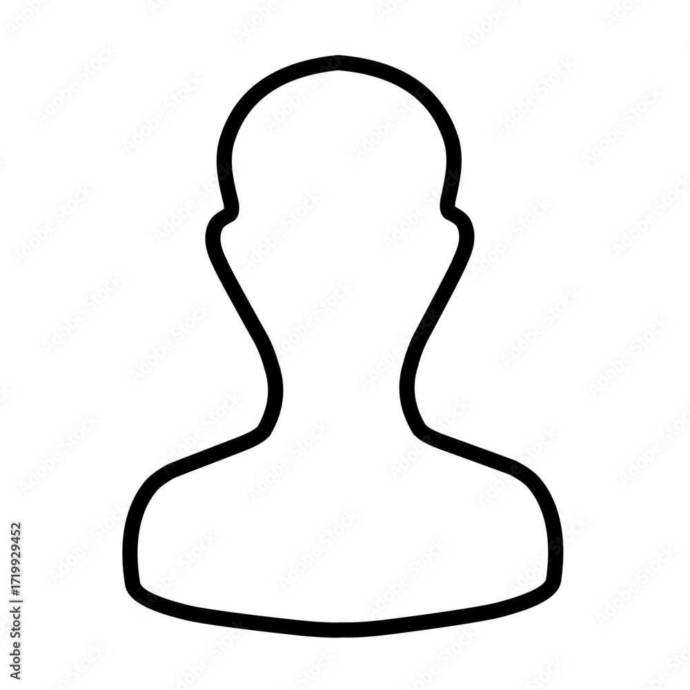 Obraz premium vector icon profile person