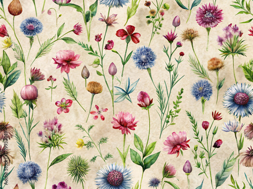 seamless floral background