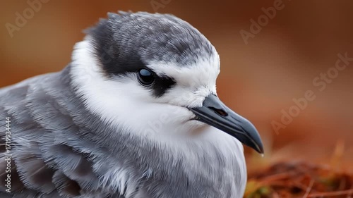 Closeup bird profile