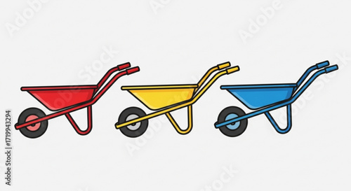 vector illustration of a cart for sale