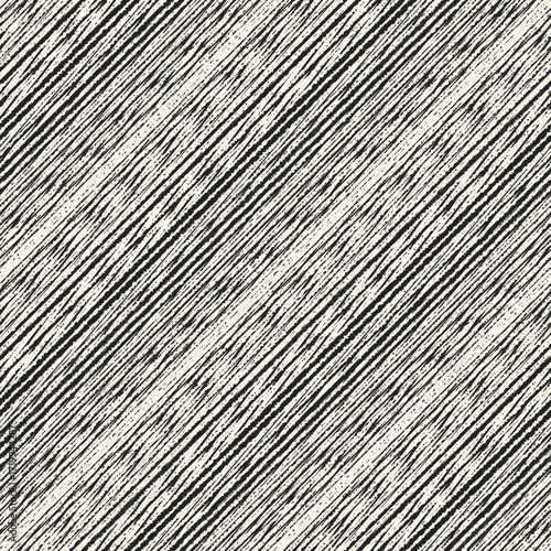 Monochrome Slanted Wood Grain Broken Stripes Pattern