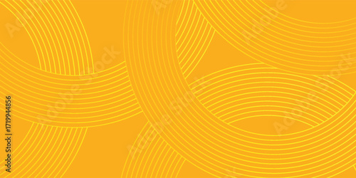 Pasta background, spaghetti abstract geometric pattern. Macaroni yellow poster. Wavy abstract pattern. eps 10 vector