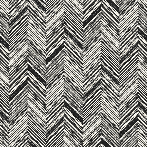 Monochrome Wood Grain Mottled Herringbone Pattern