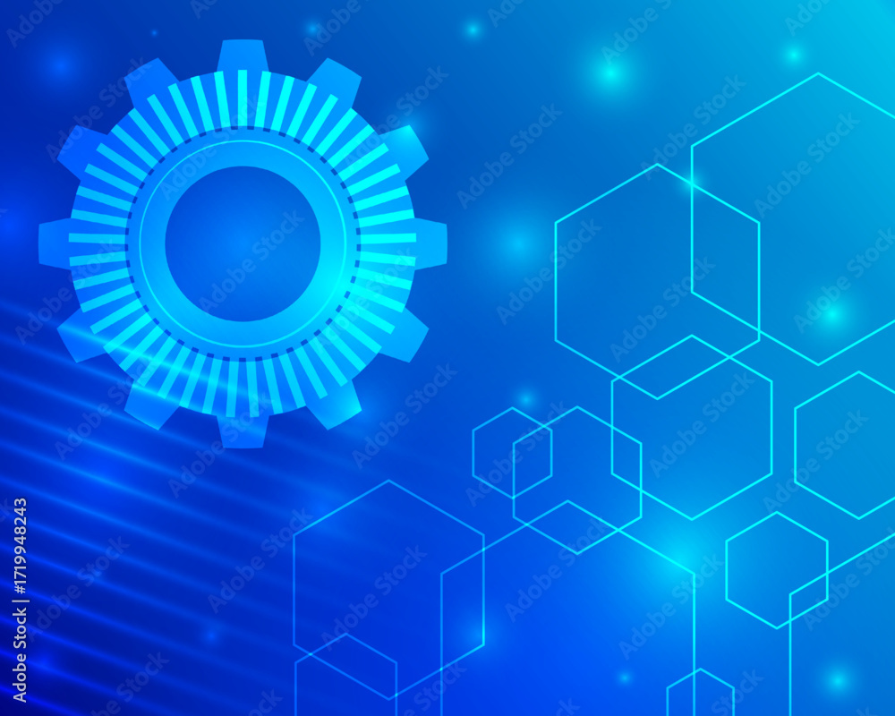 Obraz premium digital and electronic