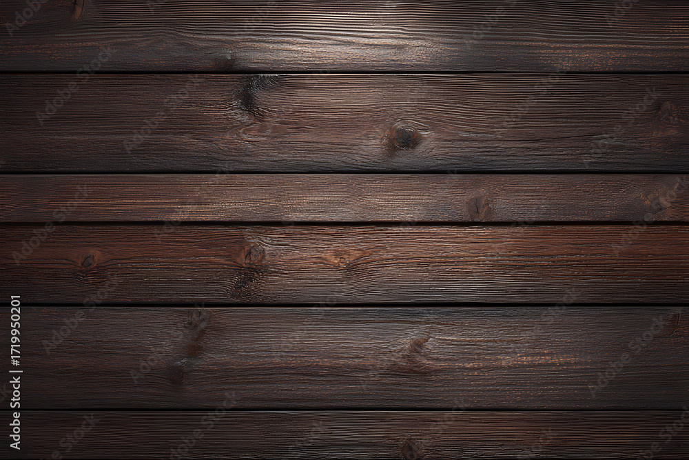 Naklejka premium old wooden wall Rustic Wooden Plank Wall with Dark Brown Texture