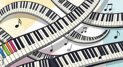 abstract music background