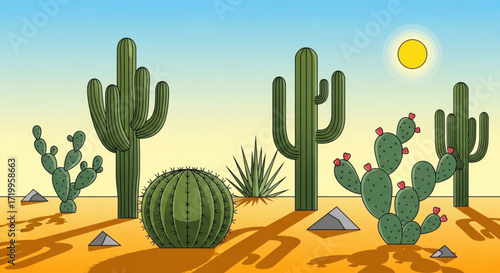 cactus in the desert