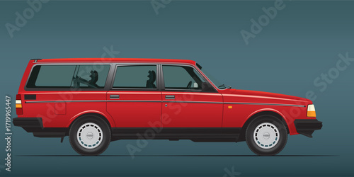 Classic swedish car