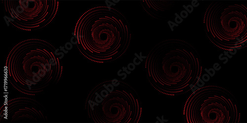 Modern abstract background. Spiral logo icon or design element. Black dots vector symbol simple art good nice illustrations logo optical haftone
