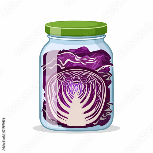 Rotkohl im Glas