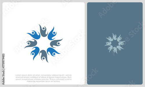Human resources concept, target market and audience, focus group, public relations, vector icon - Vector	
