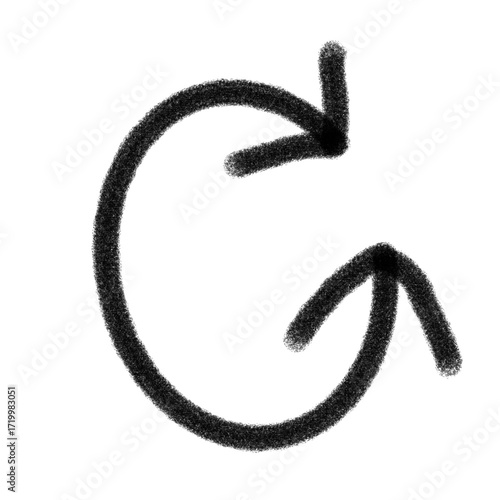 Circular Arrows Symbolizing Iteration and Process