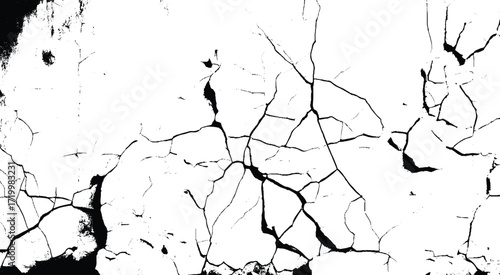 Cracked white background wall crack texture distressed cracked surface grunge wall cracked pattern