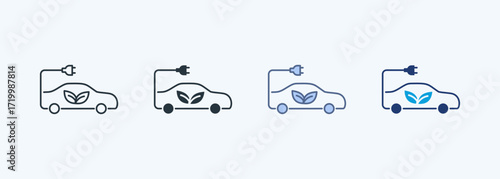 Vehicle Multiple Style Icon Collection