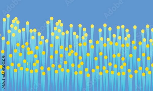 Background texture blue light drop. Lines shapes gradient blue glow. technology background template