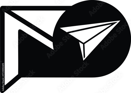 Send message vector icon.