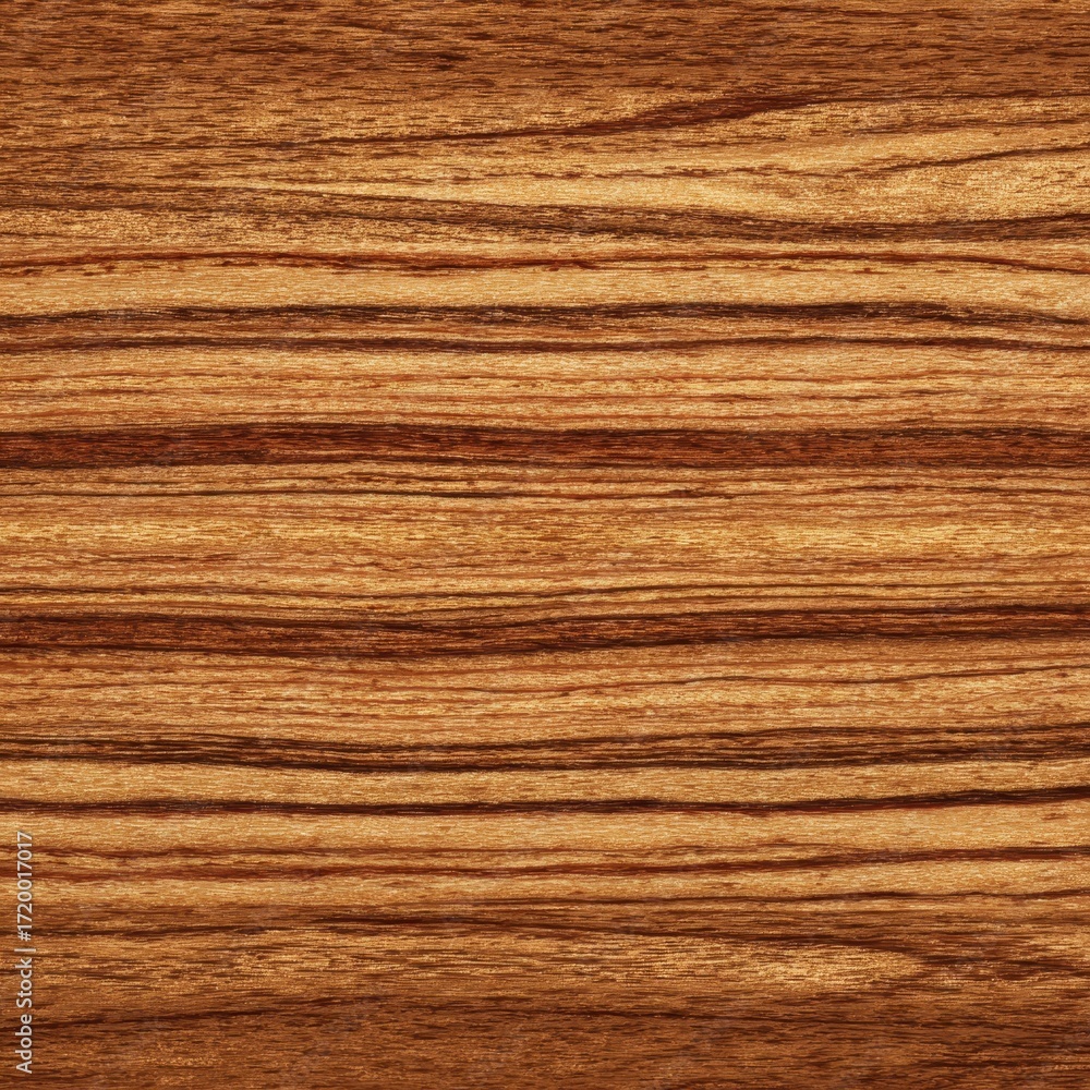 Fototapeta premium Natural Zebrawood Surface. Rustic Texture Showcase for Organic Backgrounds