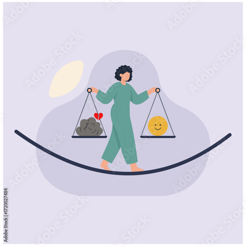 Emotional Balance on a Tightrope
The Balancing Act of Emotions
Finding Your Emotional Equilibrium
Navigating Life's Ups and Downs
Inner Balance
