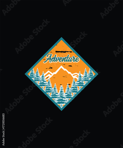 Adventure Outdoor T-shirt Design