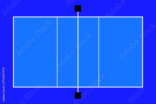 volleyball court, tactical board for plays