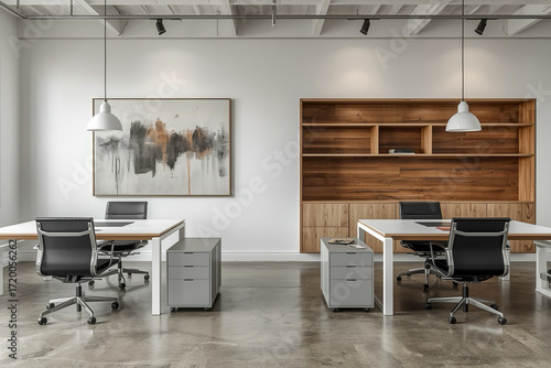 Minimalist modern office
