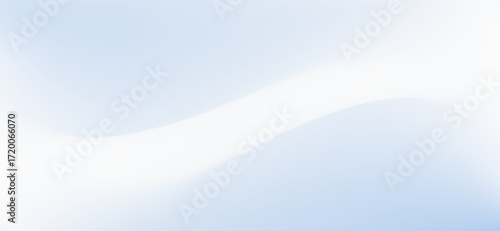 Gentle gradients and a soft white wave create a serene abstract background, evoking a sense of calm with its light blue hues and flowing, smooth shapes for a modern aesthetic