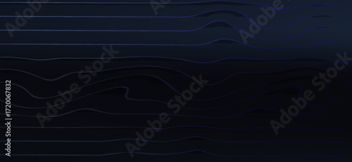 Elegant deep navy abstract with smooth, minimalist lines creates a calming and sophisticated textured backdrop that highlights simple shapes and smooth gradients in a contemporary design