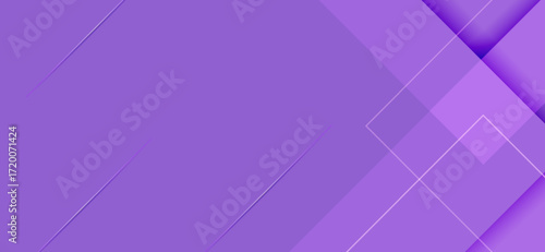 Elegant purple background featuring overlapping geometric shapes and subtle diagonal lines, creating a modern and abstract design with depth and visual interest for versatile applications