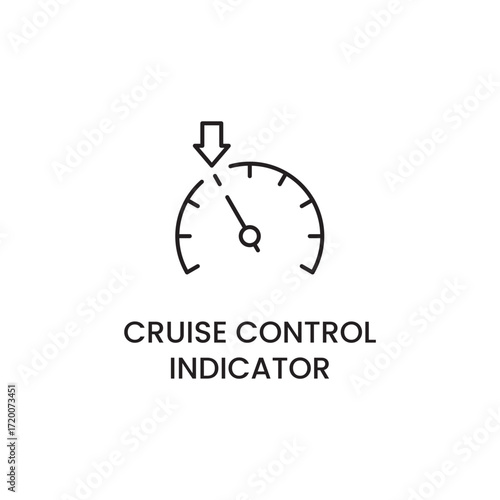 Cruise Control Active Indicator Dashboard Icon