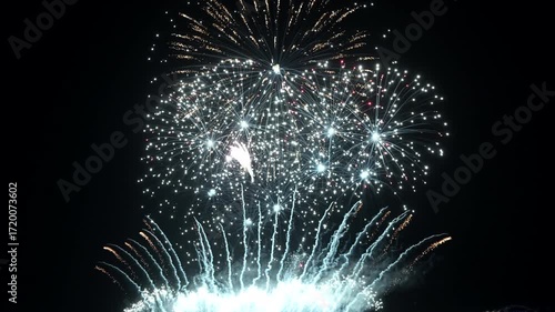 Stunning Firework Display at Fireworks Festival in USA for Independence Day 2025 and New Year 2026 Celebration in 4K Slow Motion 