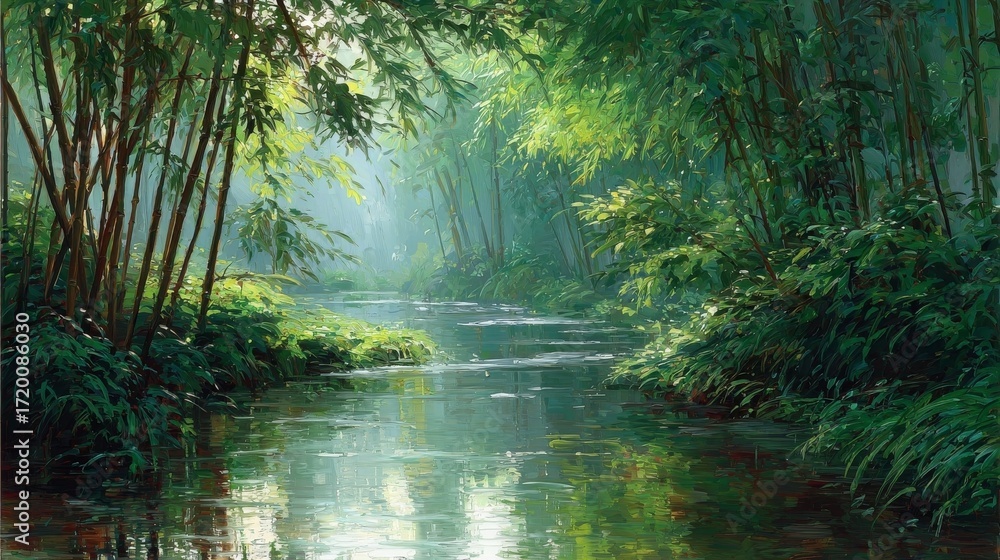 Fototapeta premium waterfall in the forest