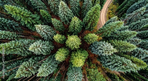 close up of pine needles