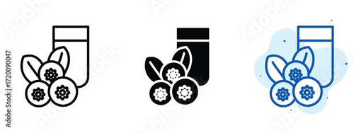 Set of pixel perfect colored Cranberry juice glass icon.eps , 1 Silhouette, 1 Unexpanded, Cranberry juice glass icon showing red healthy beverage.