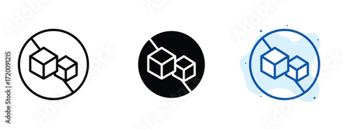 Set of pixel perfect colored Sugar free icon.eps , 1 Silhouette, 1 Unexpanded, Sugar free icon for product labels.