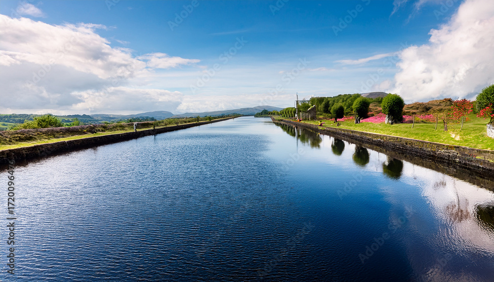 Fototapeta premium Forth And Clyde Canal Scotland