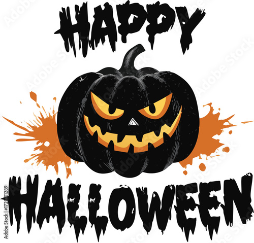 Halloween and pumpkin vector