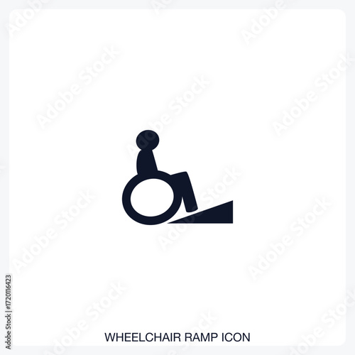 Wheelchair Ramp Icon