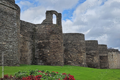 Tableau sur toile The Roman wall of Lugo, a World Heritage Site