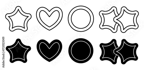 Christmas cookie cutter vector icon. Festive baking tool symbol for holiday desserts, snacks, and seasonal traditions.