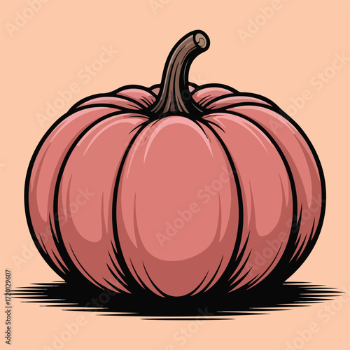 vector illustration of a pumpkin